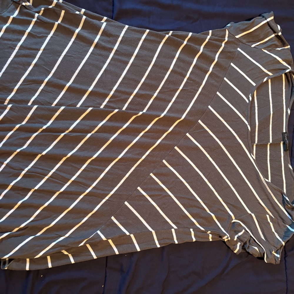 Striped Gray Women's Skirt